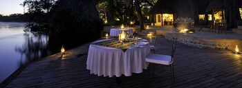Tongabezi Lodge Outdoor Dining