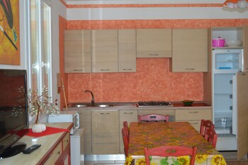 Hotel Ristorante Pizzeria Le Voilier In-Room Kitchen