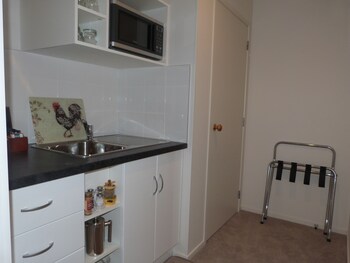 Morepork Riverside Lodge In-Room Kitchenette