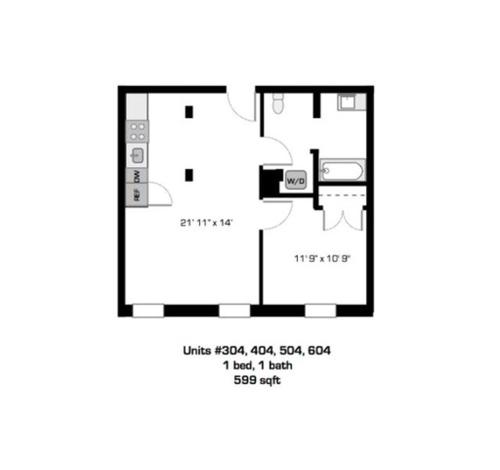 404 On Parker Hill Apts (۴۰۴ آن پاركر هیل آپتس) 