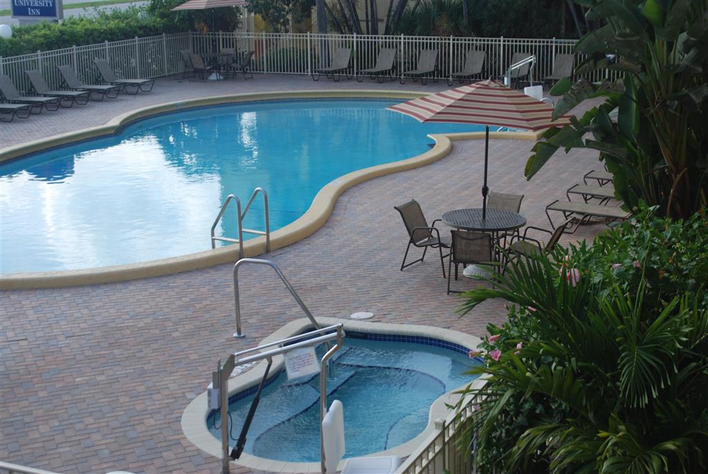 Best Western Plus University Inn Whether you want to relax poolside or take a dip, our outdoor pool area is the perfect to unwind.