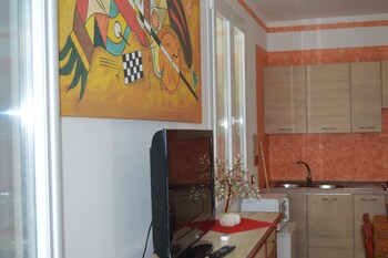 Hotel Ristorante Pizzeria Le Voilier In-Room Kitchenette
