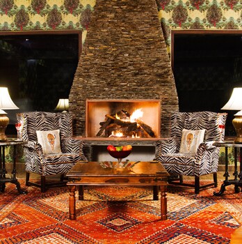 Corbett Riverside Resort Fireplace