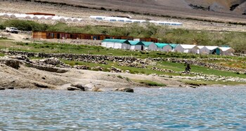 Pangong Lake View Cottages And Camps Exterior