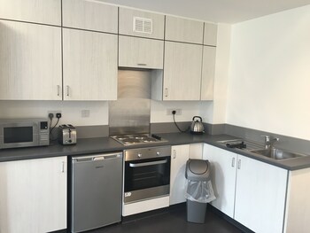 The Jean Muir Student Village ( جین مویر استودنت ویلاج) In-Room Kitchen