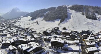 Apartment With In Morzine With Wonderful Mountain View Te Aerial View