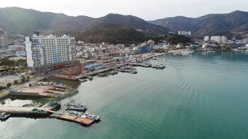 Geoje Jisefo Family Residence Aerial View
