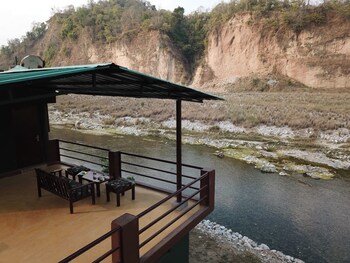 Corbett Riverside Resort View from Hotel
