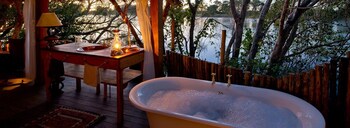 Tongabezi Lodge Deep Soaking Bathtub